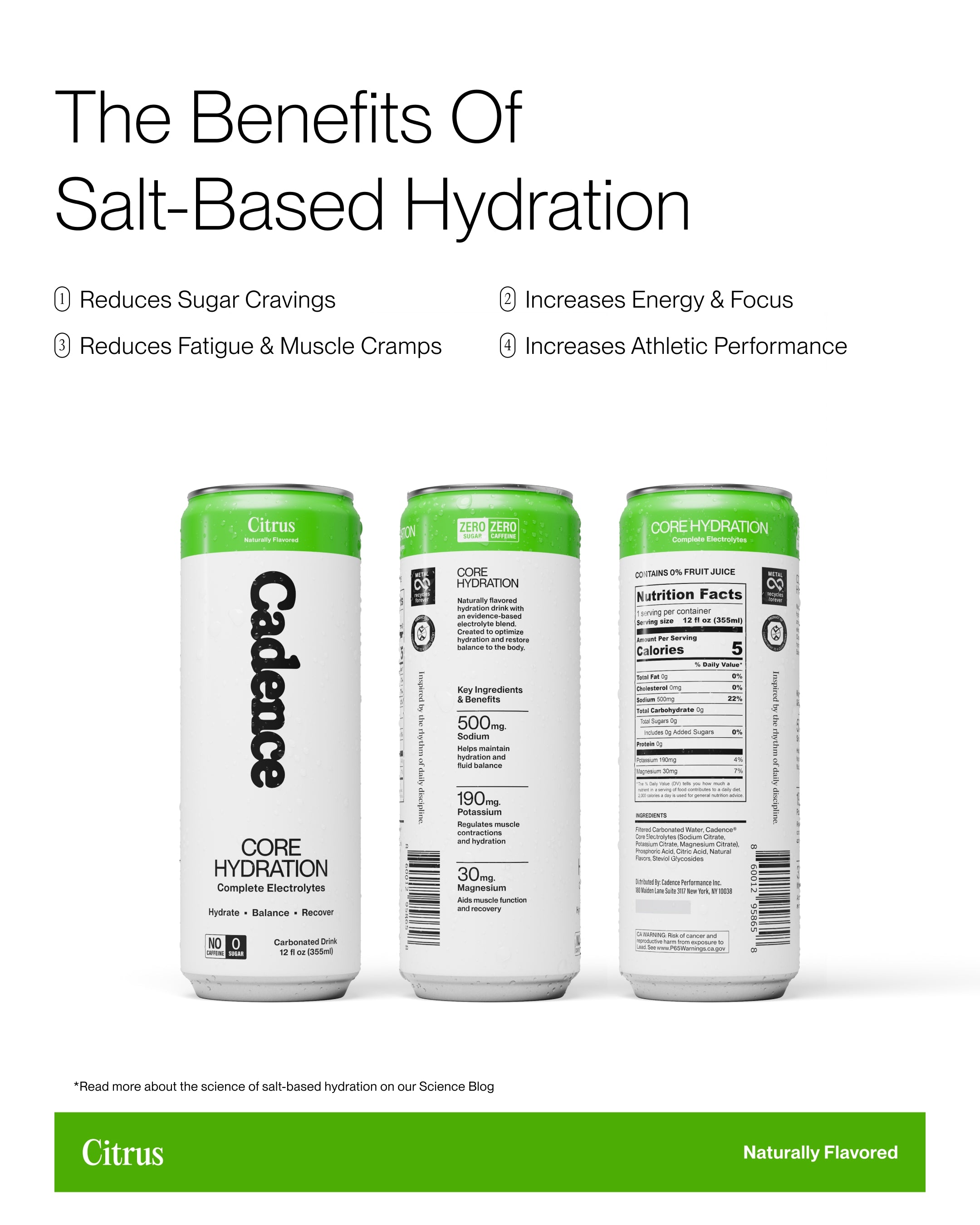 Home Core Hydration Drink - Citrus