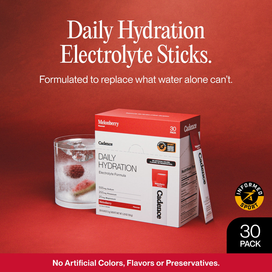 Daily Hydration Sticks - Melonberry
