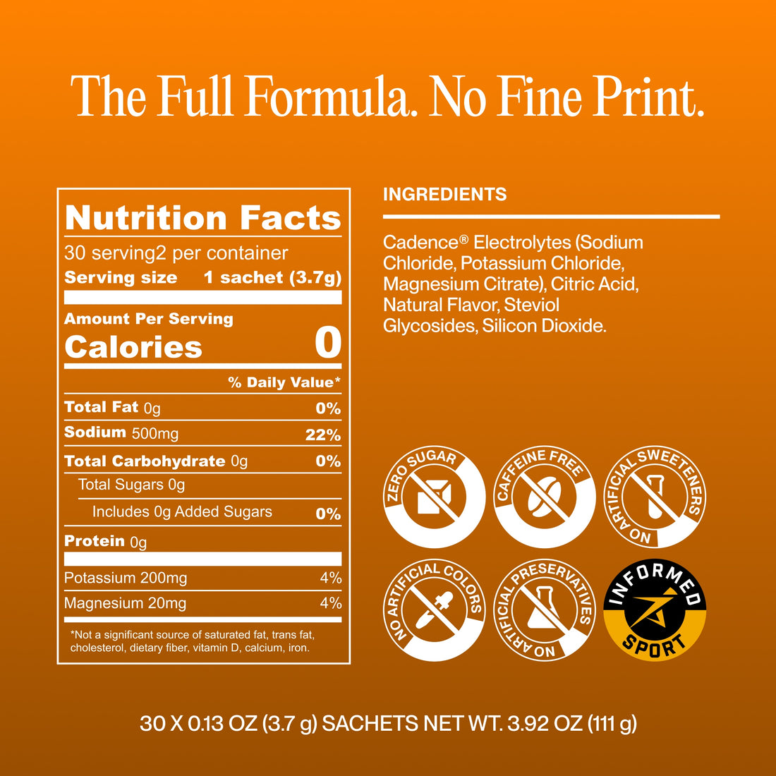 Daily Hydration Sachets - Orange