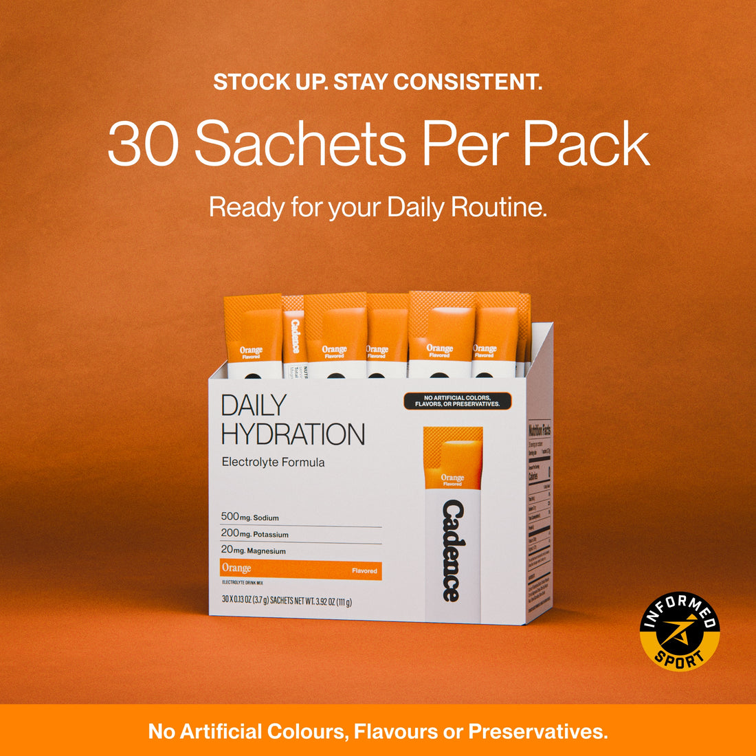 Daily Hydration Sachets - Orange