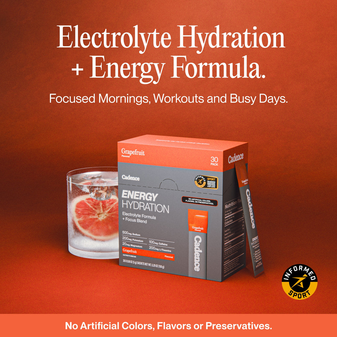 Energy Hydration Sachets - Grapefruit