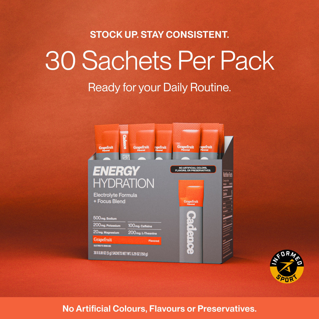 Energy Hydration Sachets - Grapefruit
